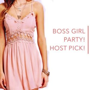 Crisscross-Back, Chiffon Dress 🌟 HOST PICK🌟
